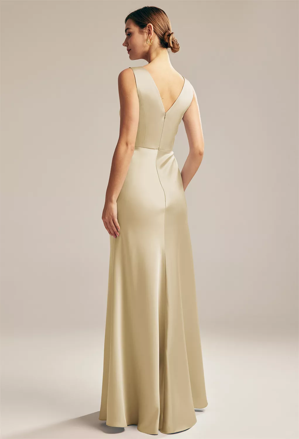 AW Maura Light Gold  Bridesmaid Dresses